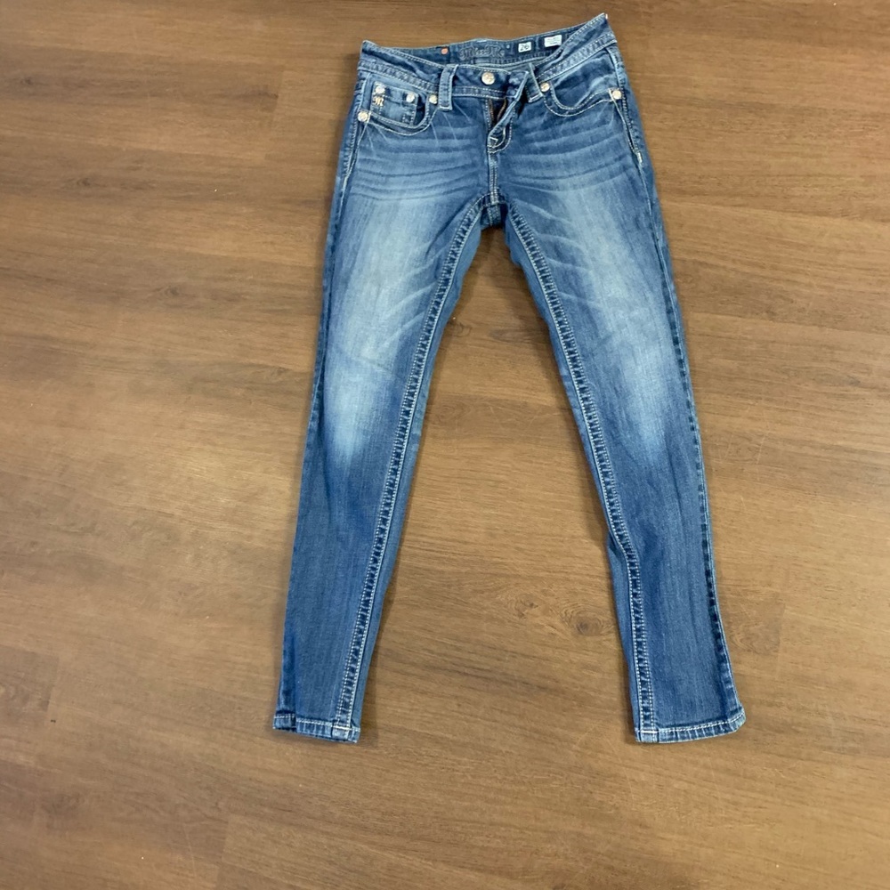 Mid rise skinny miss me jeans